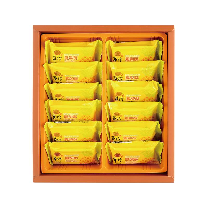 屏東東港伴手禮-華珍食品,12入鳳梨酥