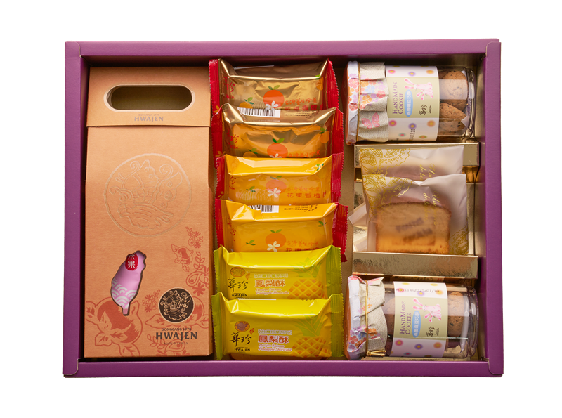 屏東東港伴手禮-華珍食品,鳳采禮盒C